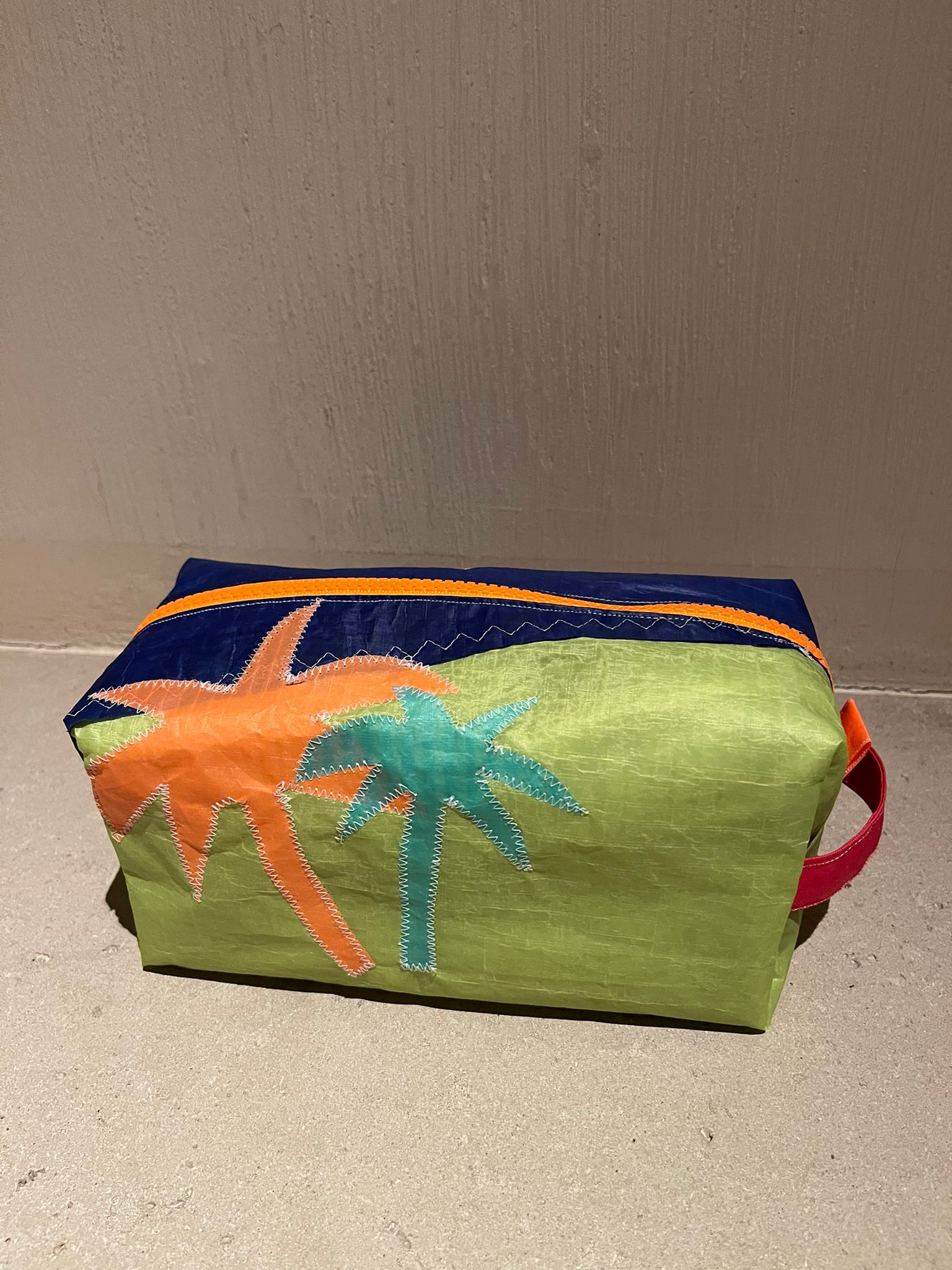 Blue Yellow Medium Zip